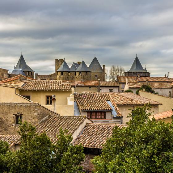  The medieval city of Carcassonne