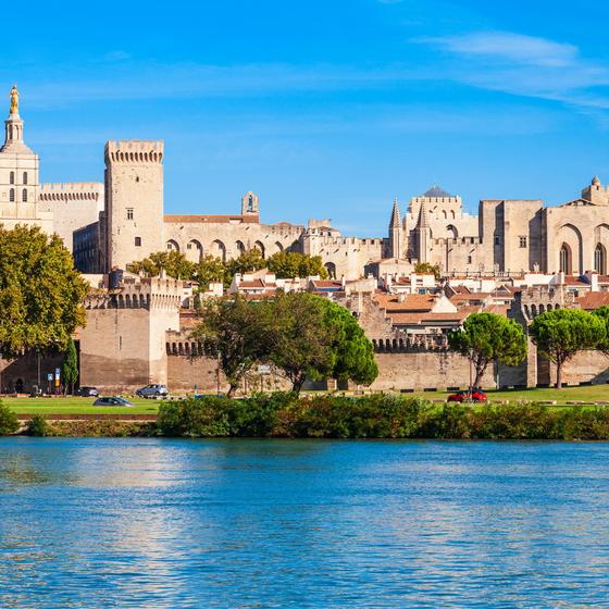 The Palace of the Popes in Avignon