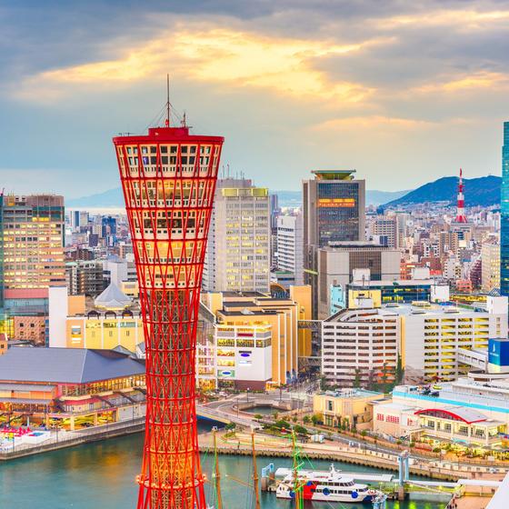Kobe Port Tower & harbor